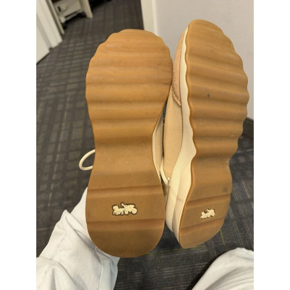 Women Coach Tan Sneaker Size 7